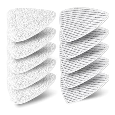 Dezzhou 10Pcs Steaming Fiber Cloth for 100, Machine Washable Pads, Quick Drying Accessories Steaming Mop Accessories