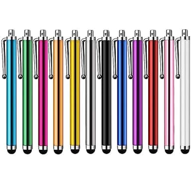 Stylus Pens for Touch Screens, 12Pack Universal Capacitive Touch Screen Pens for Tablets, Samsung Galaxy, Smartphones, All Universal Touch Screen Devices