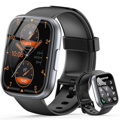 Smart Watch for Men Women, 1.95" Bluetooth 5.3 Calling Touch Fitness Watch with Heart Rate/Sleep/Step Counter, New Smartwatch with 110+ Sports Modes, IP68 Waterproof Activity Tracker for Android iOS