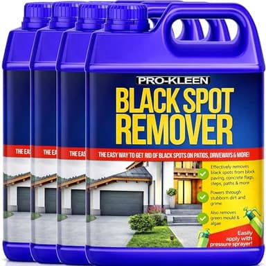 Pro-Kleen Powerful Black Spot Remover (20L) Removes Black Spots, Stains and Dirt - Liquid Cleaning Solution for Dirt and Grime, Use on Patios, Natural Stone, Indian Sandstone, Block Paving