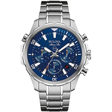 Bulova Men's Chronograph Quartz Watch with Stainless Steel Strap 96B256