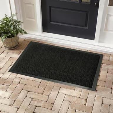 GULLAMBO Absorbent Large Door Mats Outside 80cm x 50cm – Rubber Doormats for Front & Back Outdoor door mat – Durable Outside Mats for All Weather – Ideal External Door Mar – Perfect for Any Entrance