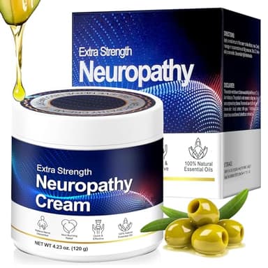 KutaKuta Neuropathy Nerve Pain Relief Cream, Neuropathy Pain Relief for Feet, Legs, Hands, Back with Arnica Lavender, Neuropathy Cream Natural Soothing Pain Relief Massage Gel for Adults Teens