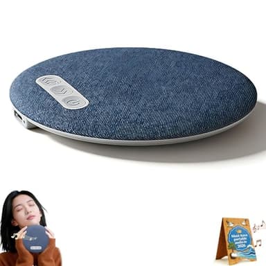 2026 Upgrade Bluetooth Pillow Speakers for Sleeping, 2.0 Portable Under Pillow Speaker with White Noise Timer Wireless Sleep Aid with Stereo Bass Private Sleep Headphones (Upgrade)