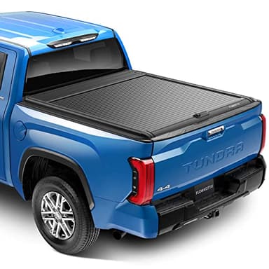 Retractable Hard Truck Bed Tonneau Cover Fits 2007-2023 Toyota Tundra 5' 6" (66.7") Bed (Without/OE Track System) by Flowkottu