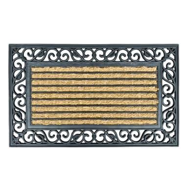 Lifestyle comfort ltd LSC Nexa Outdoor Door Mat Heavy Duty Front Porch Mat with Rubber Backing Dirt & Grass Scraper for Entrance Patio and Home Use. (45 x 75 cm pack of 1)