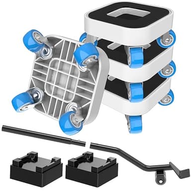 NIUXX Furniture Mover with Wheels, Heavy Duty Furniture Lifter Sliders Tool, 360° Rotating Transport Roller Dolly Set for Sofa, Bed, Cabinet, 350kg Max Load Capacity, Moving Heavy Furniture Tool Set