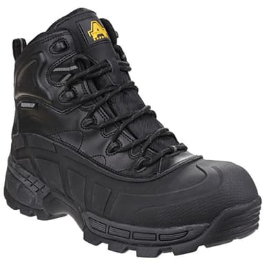 Amblers Mens FS430 Orca S3 Waterproof Leather Safety Boots (9 UK) (Black)