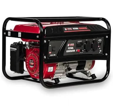 Excel Power 3kW Open Frame Petrol Generator Recreational Camping And Medium Duty Professional Work 2 Year Warranty