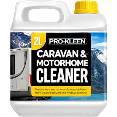 Pro-Kleen Caravan and Motorhome Cleaner - Removes Black Streaks, Dirt, Algae and More - Super Easy to Use Formula (2 Litres)