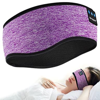 ink-topoint Sleep Headphones Headband Bluetooth 5.4 Soft Headphones for Sleeping & Sport with Thin Speakers,Wireless Music Earphones Tech Gifts for Men Women Teens Yoga Workout Fitness Relax Travel