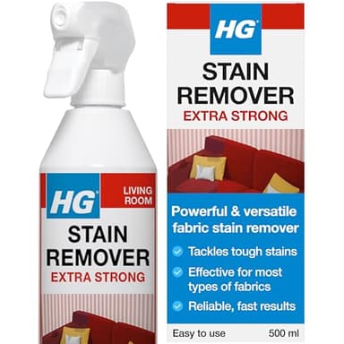 HG Stain Remover Extra Strong, Carpet & Upholstery Cleaner with Oxygen – 500ml
