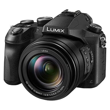 Panasonic Lumix DMC-FZ2000-20.1MP Hybrid Digital Camera (20x Optical Zoom, Leica Lens, Wi-Fi, OLED Viewer, 4K Video Recording, MOS Sensor) - Black