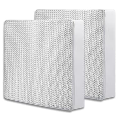 Ktxaby 2Pcs RV Skylight Insulator,Universal RV Vent Insulator and Skylight Covers with Reflective Surface,Skylight Shade Energy Savings Sunroof Fits 14x14 Inch Standard RV Vents(14x14x2.8 in)