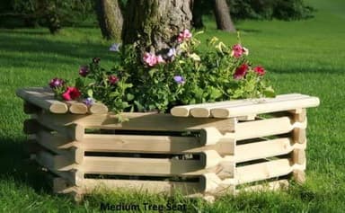 MEDIUM TREE SEAT AND PLANTER