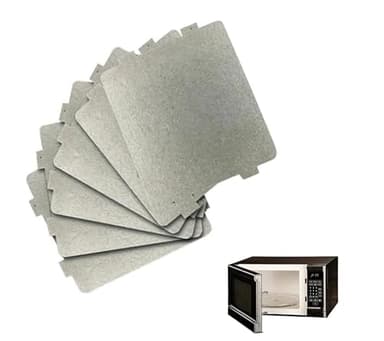 6 PCS Microwave Waveguide Covers 108×99mm Universal Mica Guide Plates Sheet Replacement Oven Repairing Part for Oven Insulation Flame Retardant Waveguide Sheet for Internal Protection Trim to Size