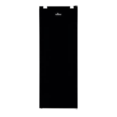 Willow WTL55B 241L Freestanding Tall Larder Fridge with Mark-Proof Finish, Adjustable Thermostat, 2 Year Manufacturer’s Warranty - Black