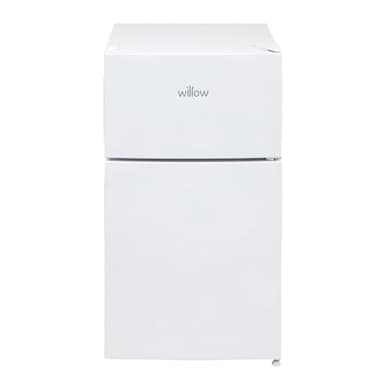 Willow WW50UCFF 86L Under Counter Fridge Freezer with 4* Freezer Rating, Adjustable Thermostat, Low Noise Level, 2 Years Warranty - White