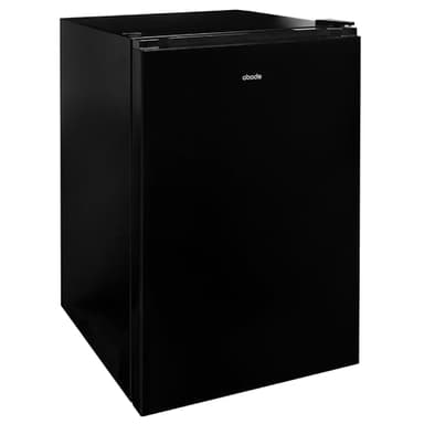 Abode Under Counter Fridge 50cm Wide Freestanding Black 114 Litre Removeable Glass Shelves & Drawer, Adjustable Feet & Reversible Door A85UCLF504E1B (New 2025 Model, Black)