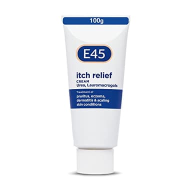 E45 Itch Relief Cream 100g – Anti Itch Cream for Skin Irritation – Non-Greasy E45 Cream to Relieve Itching – Eczema Dermatitis Cream – Instantly Soothes and Calms Skin