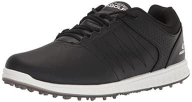 Skechers Men's Pivot Spikeless Golf Shoe, Black, 12 Wide