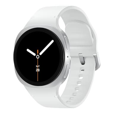 Samsung Galaxy Watch8, AI Smart Watch, Sport Band, Cushion Design, 3nm Processor, Health & Sleep Coach, Fitness Tracker, 40mm, LTE, Silver, 3 Year Extended Warranty (UK Version)