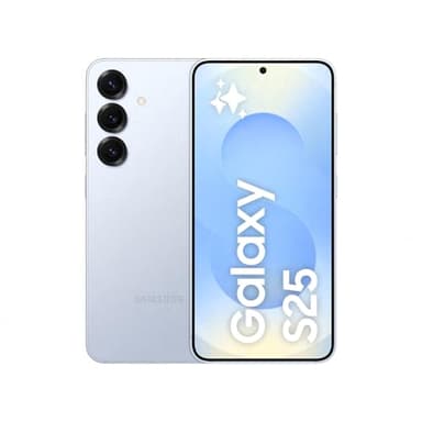 Samsung Galaxy S25 AI Smartphone, Galaxy AI, 12GB Memory, 256GB Storage, 50MP Camera, Icy Blue, 3 Year Manufacturer Extended Warranty (UK Version)