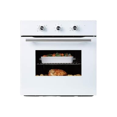 Cookology COF600WH 60cm White Built-in Single Electric Fan Forced Oven & timer