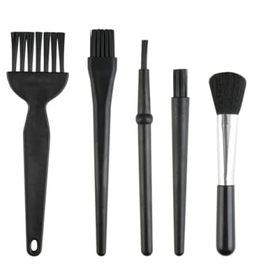 Anti Static Brush, 5pcs Keyboard Cleaning Kit Small ESD Brushes Dust Cleaning Laptop Cleaner Brush Portable Plastic Computer Gadgets for PC Tablet Motherboard Camera Mobiles Desk Office Equipment