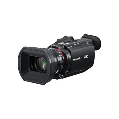 Panasonic HC-X1600E 4K 60p Professional Camcorder with 25mm Wide-Angle Lens, 24x Optical Zoom, 5-Axis Hybrid OIS, Wi-Fi, USB PD, Black