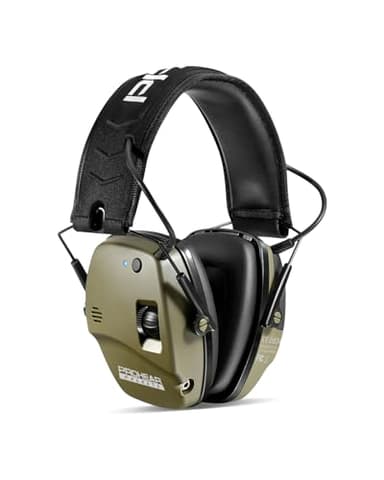 PROHEAR 030BT Electronic Safety Earmuffs for Shooting, Adult Ear Defenders for Shotgun Range, Active Noise Reduction and Sound Amplification Hearing Protector for Hunting, SNR 27dB/NRR 22dB, Bluetooth