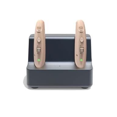 Glorified Mary Rechargeable Hearing Amplifiers with Charging Dock, 4 Amplification Modes, 2-Pack