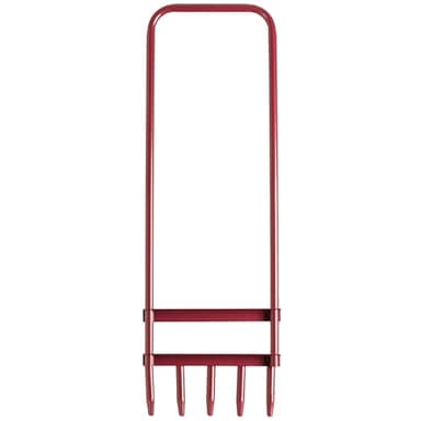 Hardys Hollow Tine Lawn Aerator - Manual Grass Aerator & Spiker - Heavy Duty Garden Tool with Large Footplate - 91cm x 30cm x 5cm