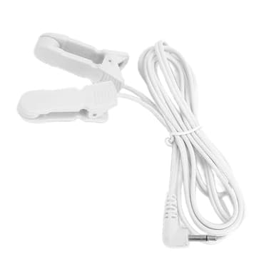 2PCS 1.2m Tens Ear Clip, 2.5mm Tens Machine Ear Clip, Electrode Wire Connecting Cable, Electrode Wire Lead Connecting Cable, TENS Massage Machine TENS Ear Clip for Digital Massage Machine