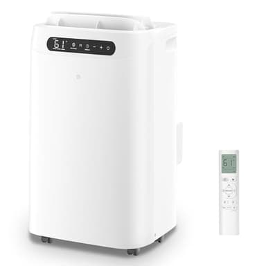 Tanoxo 14,000 Btu Portable Air Conditioner, Cools Up to 65 M², Remote Control AC Unit, 4 in 1 Cooling, Fan, Dehumidification, Standby and Installation Kits for Large Rooms,