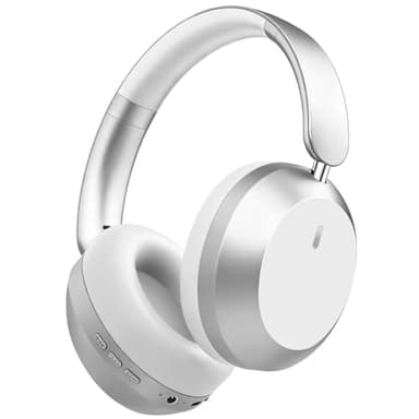 Wentronic Y05 Bluetooth Headphones Wireless Over Ear Noise Cancelling with Microphone 48 Hours Playtime, High Sound Quality Foldable Soft Earpads Earphones for Travel-Silver