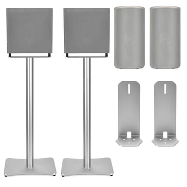 2 PCS Speaker Stand for Sonys BRAVIA Theater Quad 16-Speaker/HT-A9/HT-A9M2&SA-RRS5 Wireless Rear Speakers,Aluminum AlloyThickened,with Cable Management,Compatible with Sonys SA-RS5 Home Theater System
