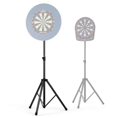 KOTO – Heavy Duty Dart Board Stand, Adjustable Height, Suitable for Electronic & Bristle Dartboards, Professional Dartboard Support