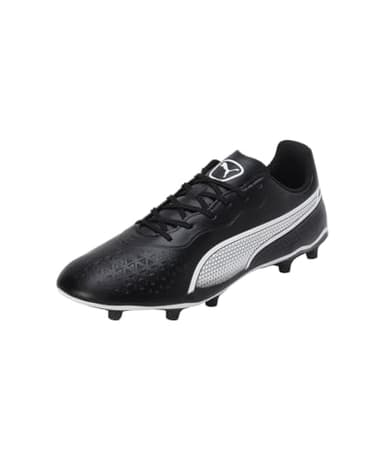 PUMA Unisex KING MATCH Firm Ground/Artifical Ground Football Boots, PUMA Black-PUMA White, 3.5 UK
