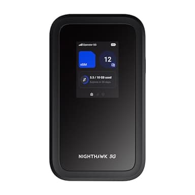 NETGEAR Nighthawk M7 | 5G MiFi Router with eSIM | Unlocked Portable WiFi Hotspot With Physical Sim Slot, compatible with any provider | 5G/4G/LTE – for Travel, Work | WiFi 7| 3.6 Gbps | MH7150