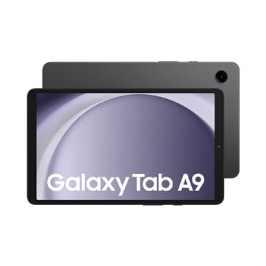 Samsung Galaxy Tab A9 Android Tablet, 64GB Storage, 4GB Ram, Large Display, Rich Sound, Graphite, 3 Year Extended Warranty (UK Version)