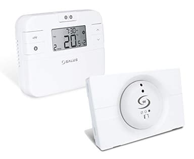 Salus RT510LG+5V Digital Programmable Thermostat and Receiver Compatible with Ideal Logic