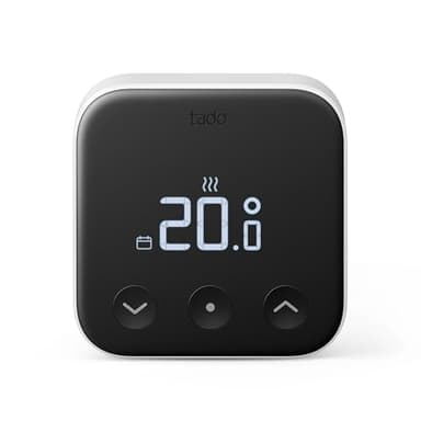 tado Smart Thermostat X – Add-on as Wired Room Thermostat, Heating Control via App & Smart Speaker (Alexa, Siri, Google Assistant), DIY Installation
