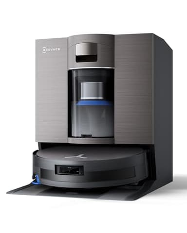 ECOVACS DEEBOT X11 OmniCyclone Robot Vacuum Cleaner and Mop, PowerBoost Charging, OZMO Roller 2.0 Instant Self-Washing Mop, 19,500Pa Suction, Bagless OmniCyclone Station, AIVI 3D Smart Navigation