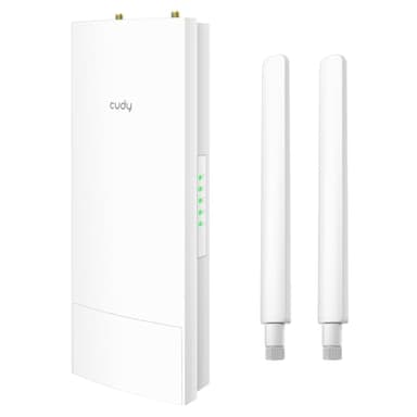 Cudy AC1200 Outdoor WiFi Access Point, IP65 Waterproof Dual-Band Wireless AP, Long Range, PoE Powered, Wall/Pole Mount, Beamforming, MU-MIMO, AP1200 Outdoor
