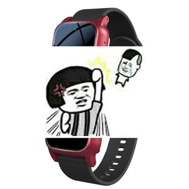 Weyot Elderly Smart Watch With Fall Detection, SOS Personal Alarm, GPS Tracker, Red