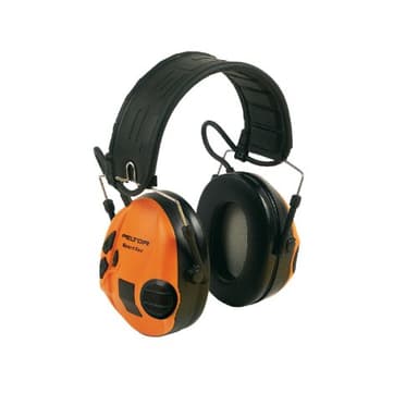 3M Peltor SportTac Headset – Level Dependent Active Hearing Protection for Shooters, with Impulse Noise Control, 26 dB, Orange/Green