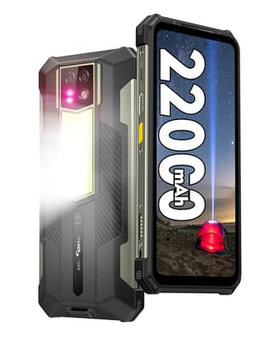 Ulefone Armor 24 Rugged Smartphone Android 15, 22000mAh, 24GB+256GB/2TB, 64MP+64MP Night Vision, 6.78" Corning Gorilla Glass, 120Hz, 3-Card Slot, 4G Mobile Phones SIM Free Unlocked, NFC