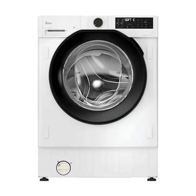 Hoover H-Wash and Dry 400 Integrated Washer Dryer With Autodose, 9 Kg Wash plus 6 Kg Dry, Combined Cycle Class D, 1600 RPM, hOn App Connectivity, White and Black, 60x53x82 cm - BH4SD696M6DB9-80