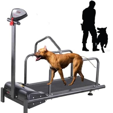Dog Treadmill for Large Breeds, Heavy-Duty Exercise Machine with 80kg Max Load, Ideal for Running Training and Pet Fitness